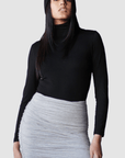 Long Sleeved Turtleneck Shirt - EMMYDEVEAUX