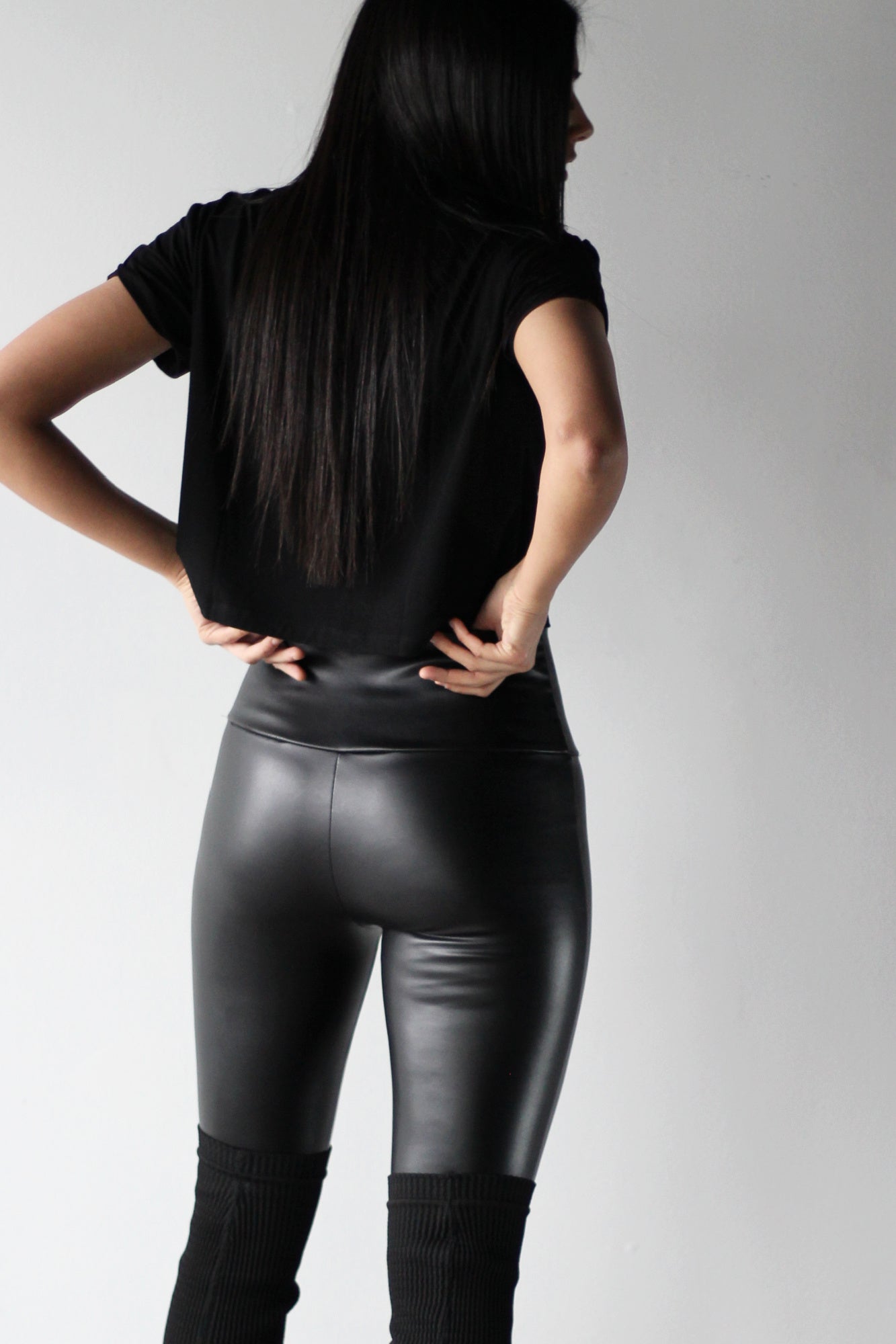 Pleather Leggings - EMMYDEVEAUX