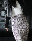 Ruched Midi Skirt - EMMYDEVEAUX