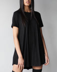 Short Sleeve Pocket Mini Dress - EMMYDEVEAUX