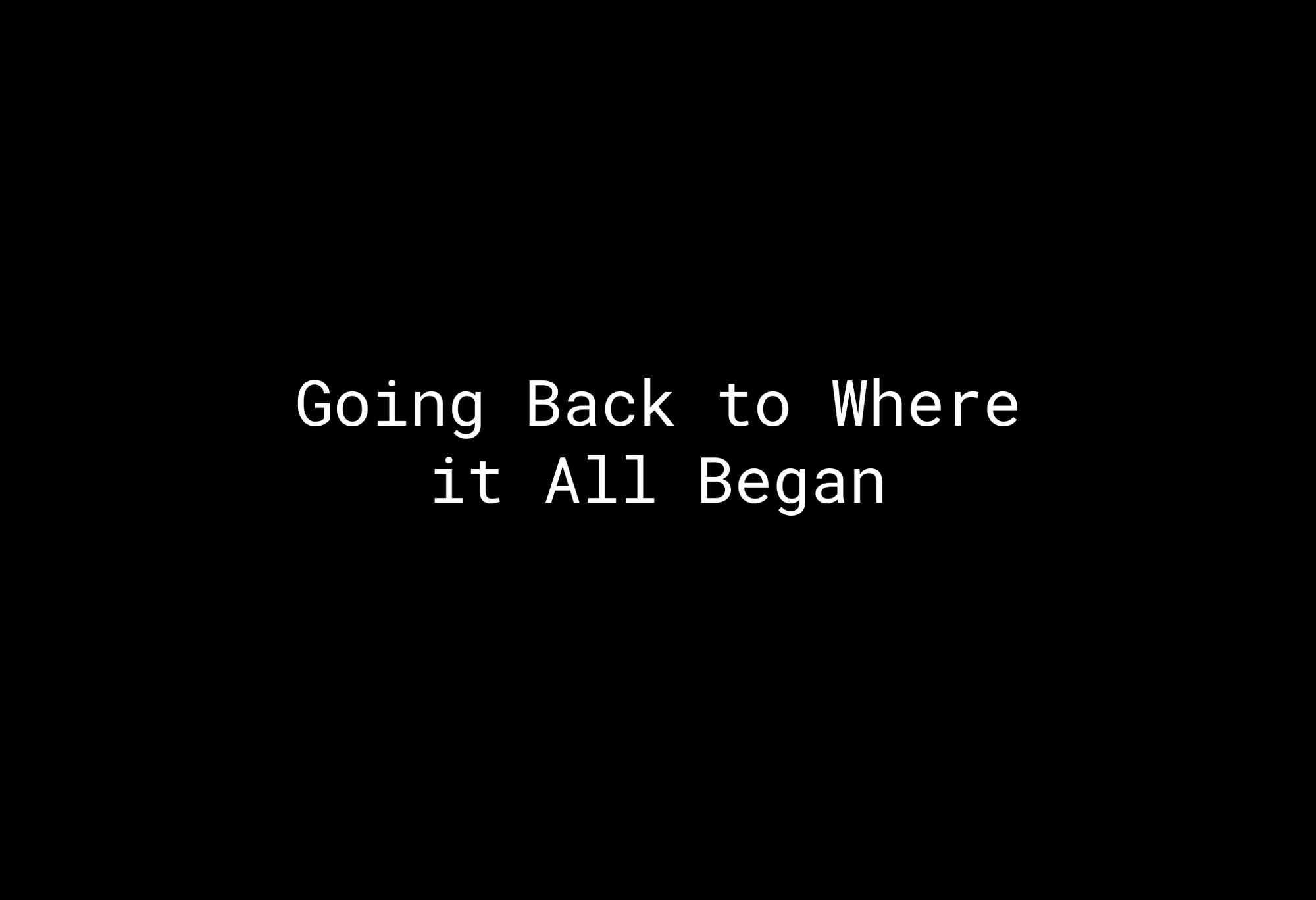 Going Back to Where it all Began - EMMYDEVEAUX