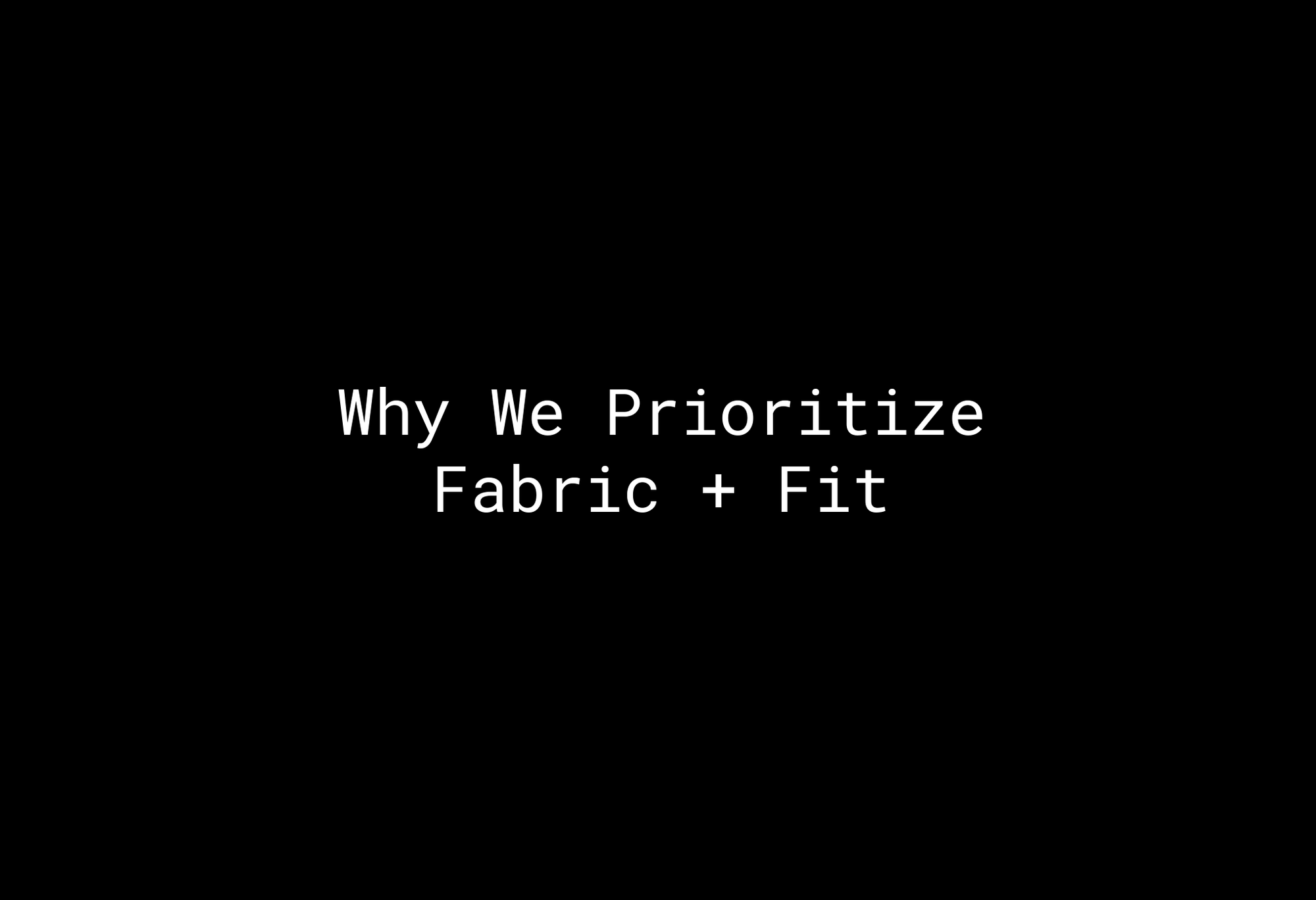 Why We Prioritize Fabric + Fit (And Why That’s Self-Care) - EMMYDEVEAUX