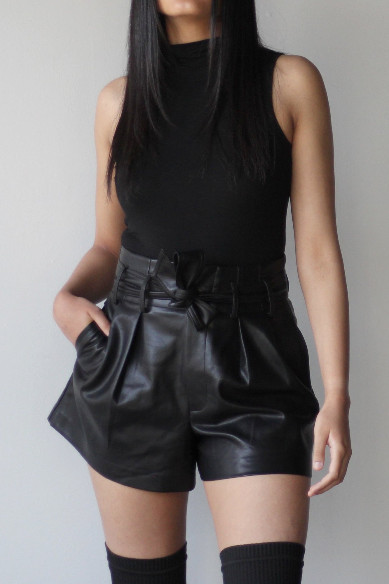 Pleather Shorts