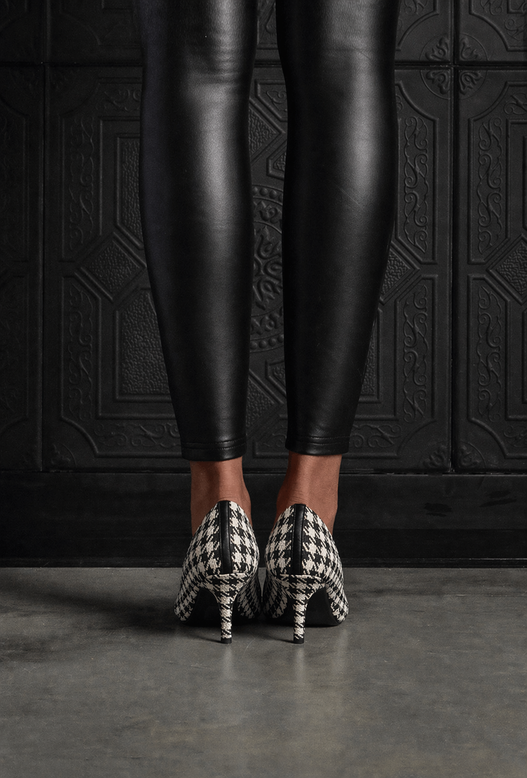 Harper Heel Houndstooth