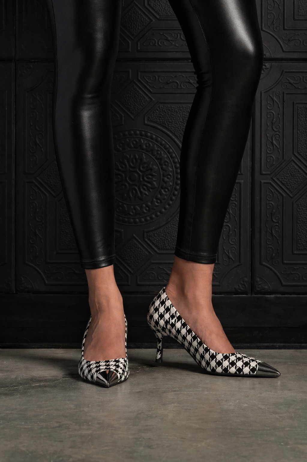Harper Heel Houndstooth