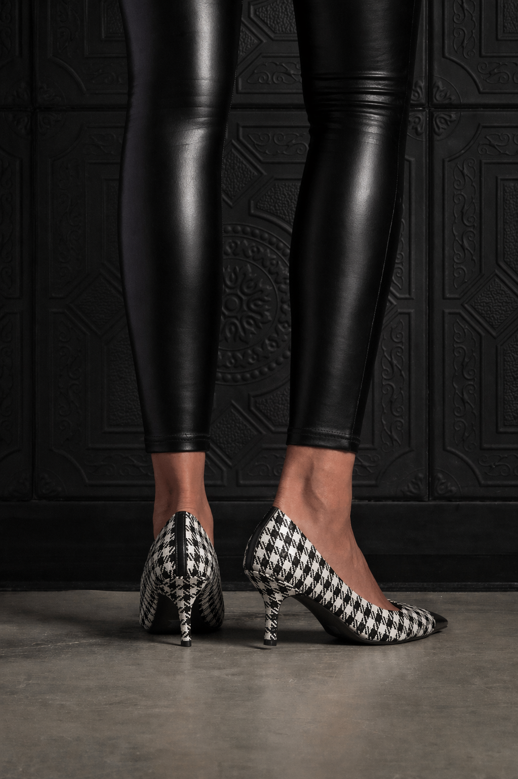 Harper Heel Houndstooth