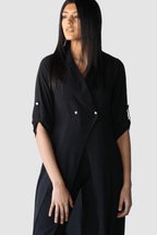 Double Breasted Duster - EMMYDEVEAUX