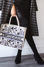 Handmade Beaded Tote - EMMYDEVEAUX