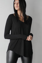 Long Sleeved Boyfriend T-Shirt - EMMYDEVEAUX