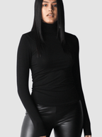 Long Sleeved Turtleneck Shirt - EMMYDEVEAUX