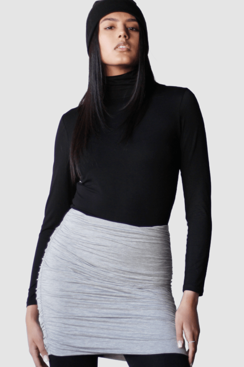 Long Sleeved Turtleneck Shirt - EMMYDEVEAUX