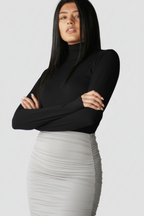 Long Sleeved Turtleneck Shirt - EMMYDEVEAUX