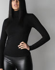 Long Sleeved Turtleneck Shirt - EMMYDEVEAUX