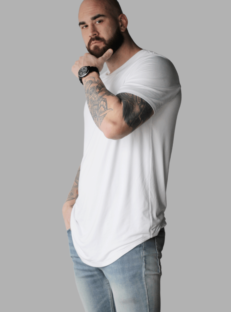 Men's Double Layered Relaxed Fit T-Shirt - EMMYDEVEAUX