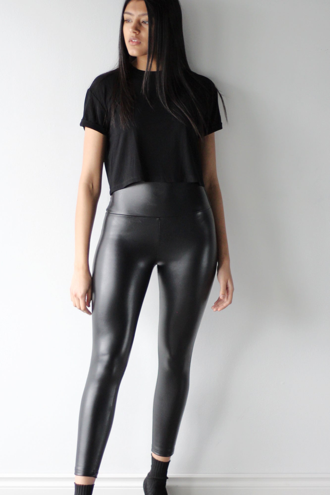 Pleather Leggings - EMMYDEVEAUX