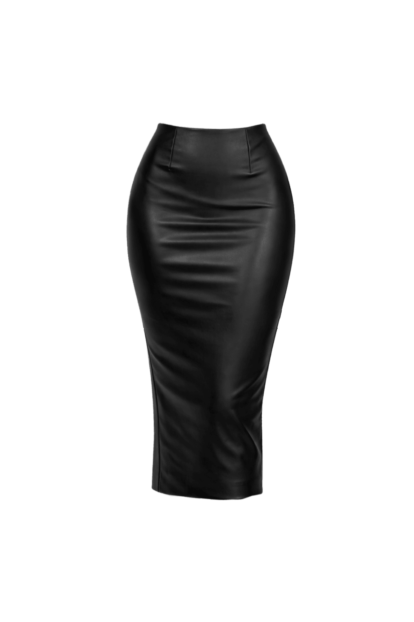 Pleather Pencil Skirt - EMMYDEVEAUX