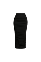 Ruched Maxi Skirt - EMMYDEVEAUX