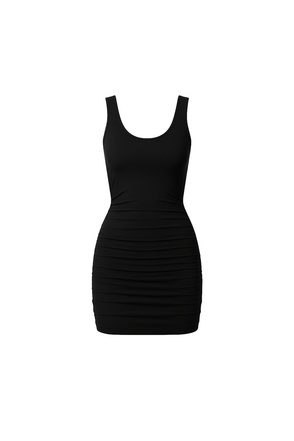 Ruched Tank Mini Dress (Preorder now) - EMMYDEVEAUX