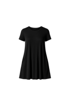 Short Sleeve Pocket Mini Dress - EMMYDEVEAUX