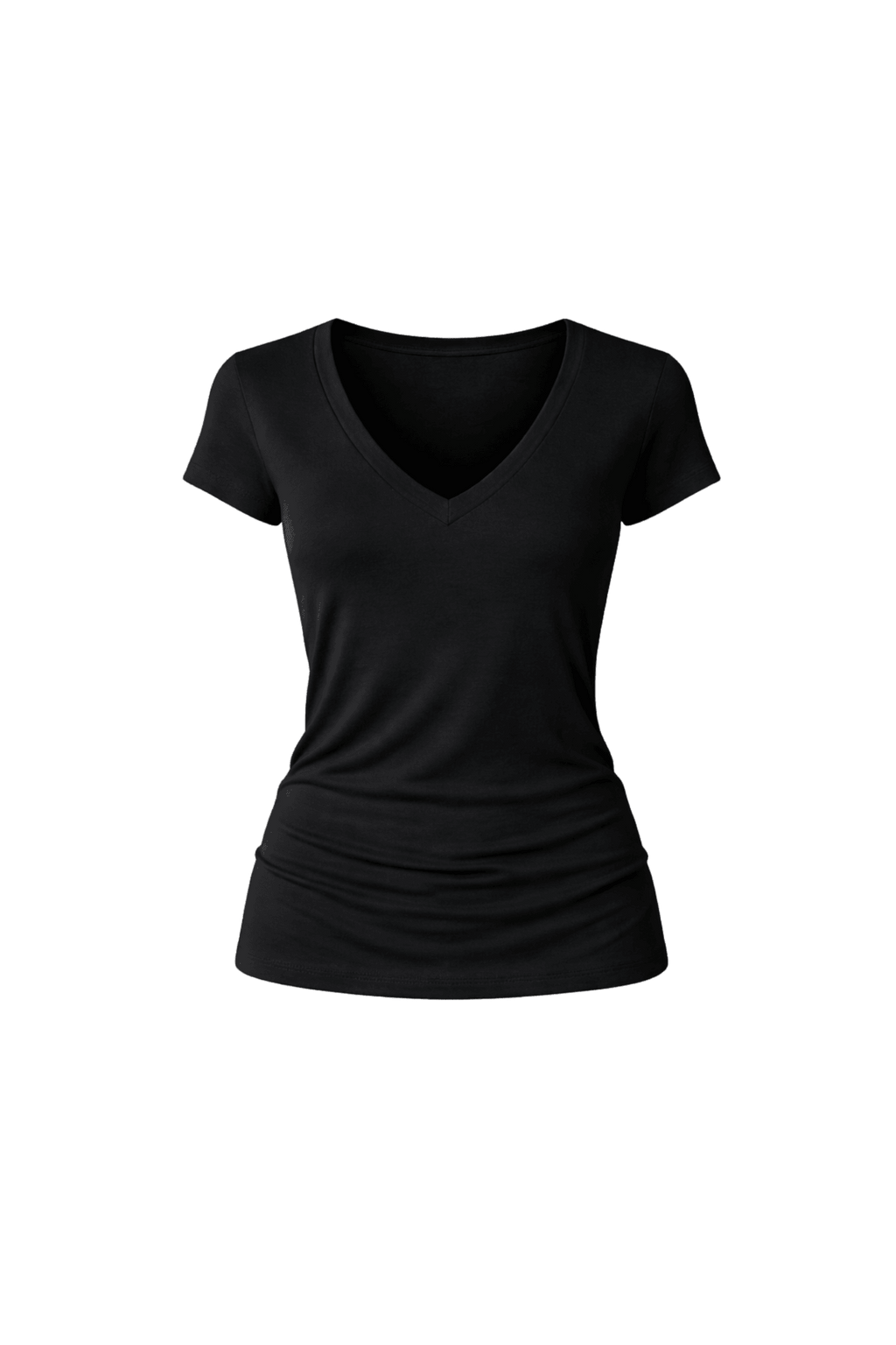 V - Neck T-Shirt - EMMYDEVEAUX