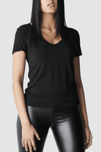 V - Neck T-Shirt - EMMYDEVEAUX