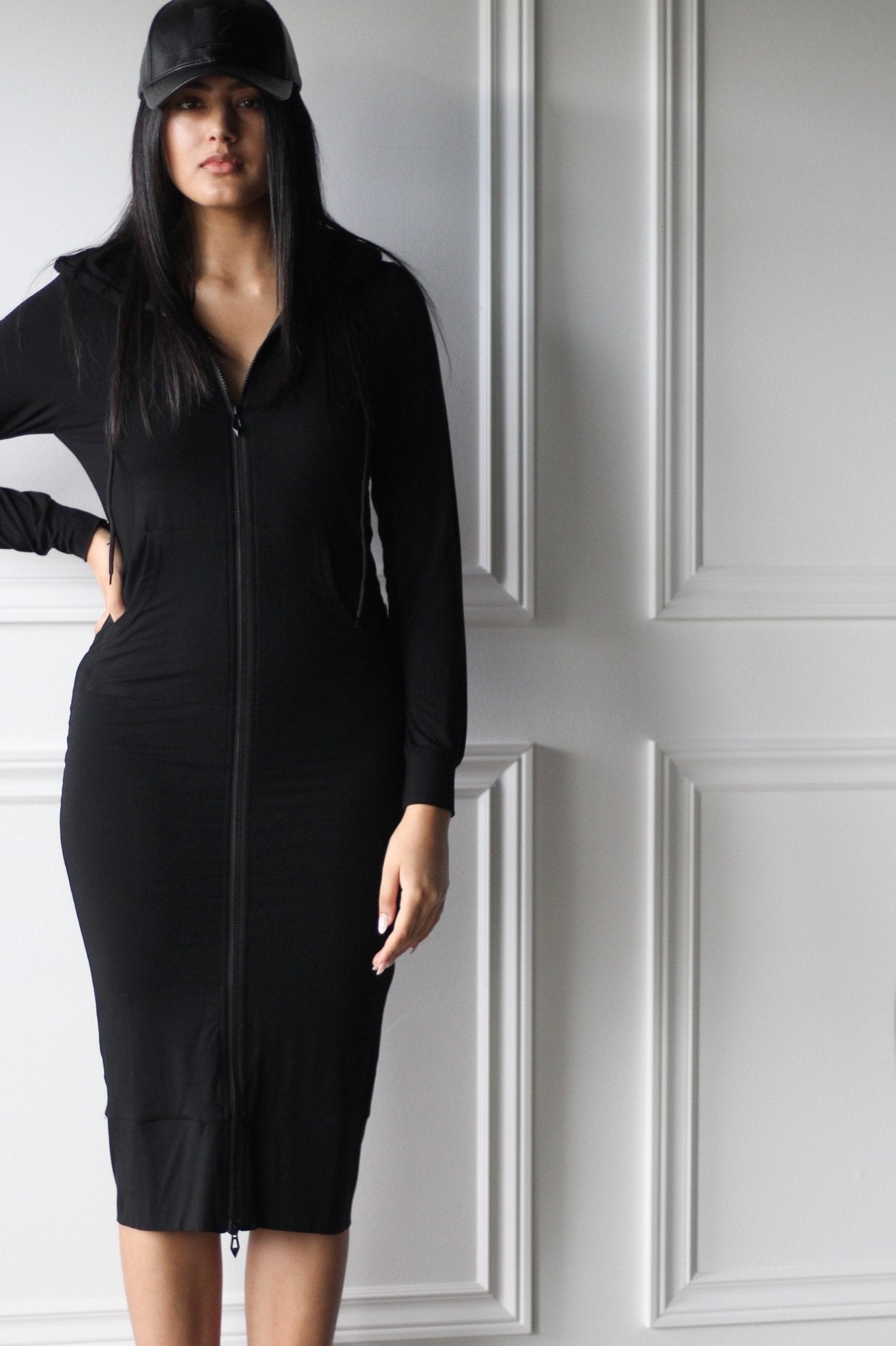 Double Layered Long Hoodie - EMMYDEVEAUX